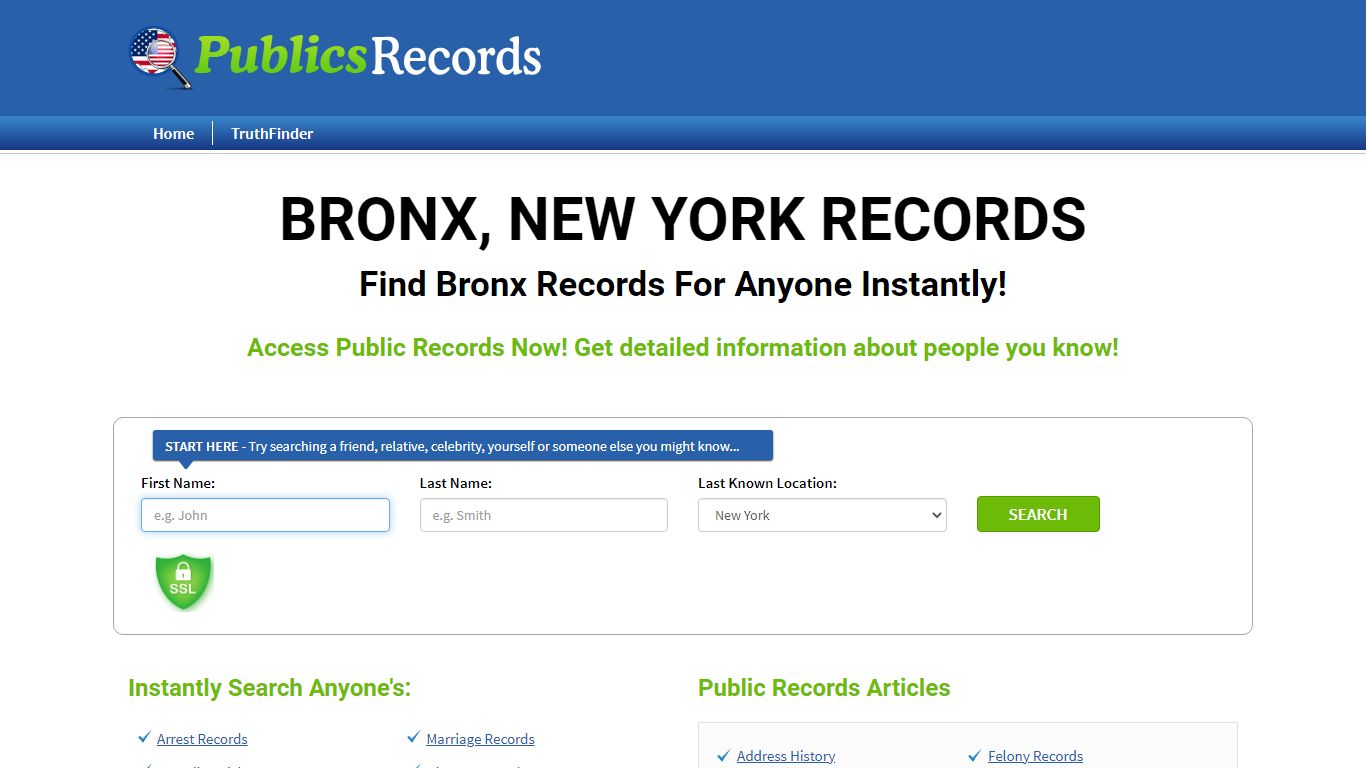 Find Bronx, New York Records!